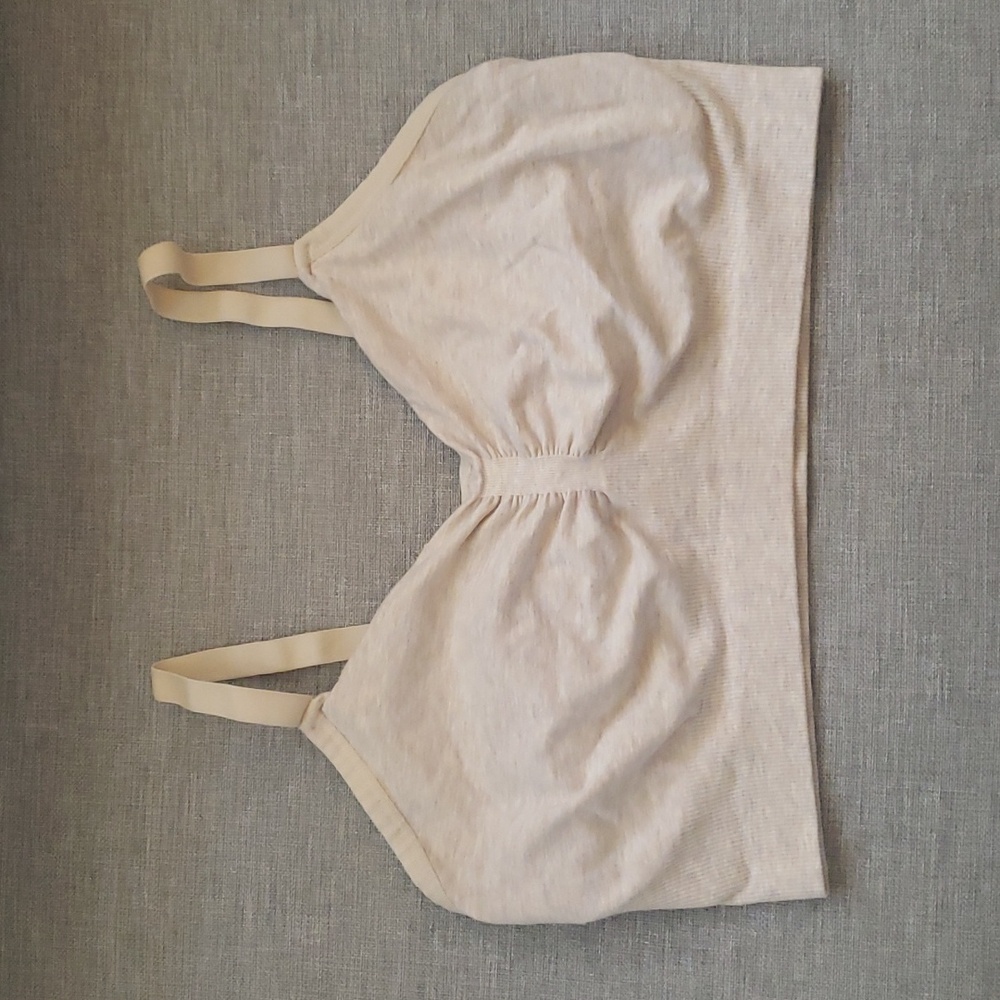 Kindred Bravely Sublime Bamboo Hands Free Pumping Lounge & Sleep Bra-Size L